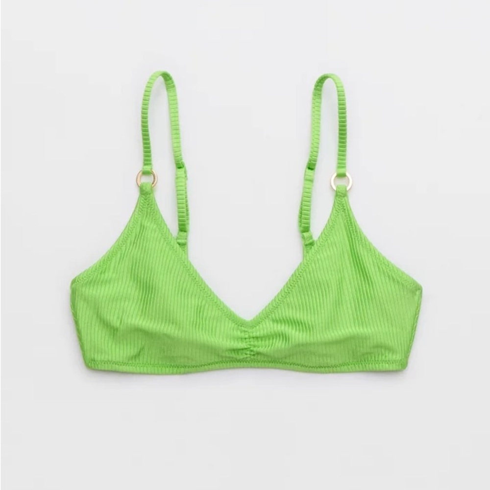 Aerie Shine Rib Bikini Top - Picture 3 of 5